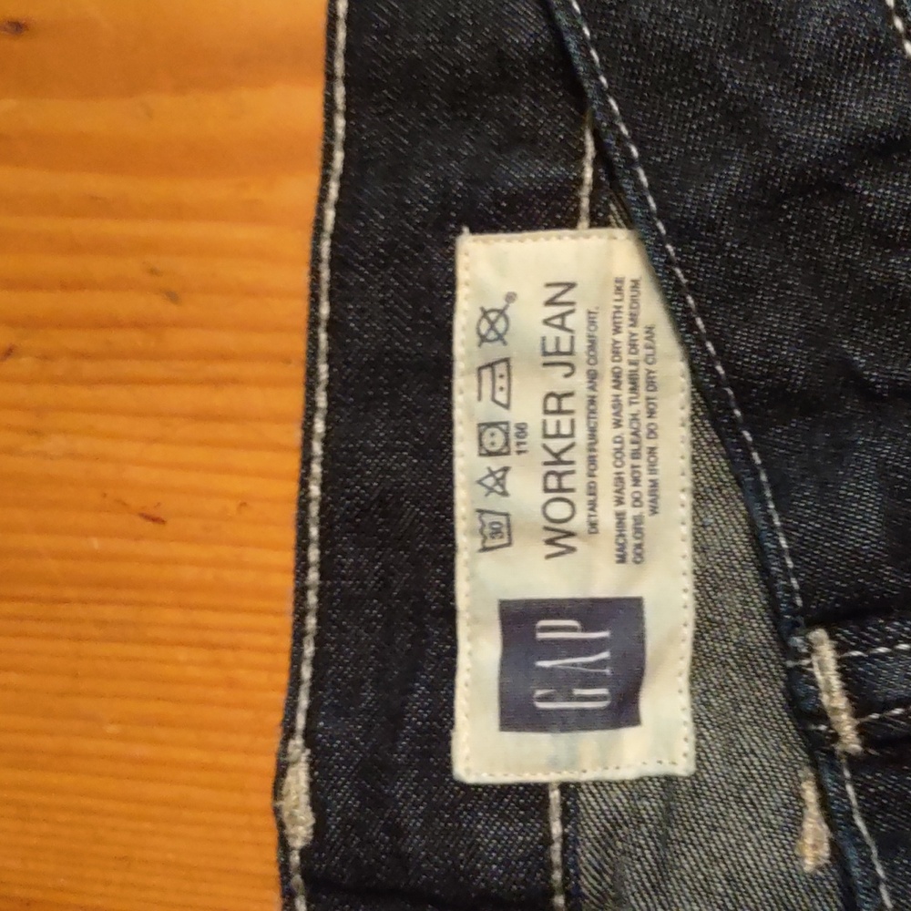 Gap worker jeans 36x30 never worn - Picture 2 of 4